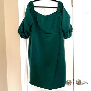 Boohoo long sleeve midi dress